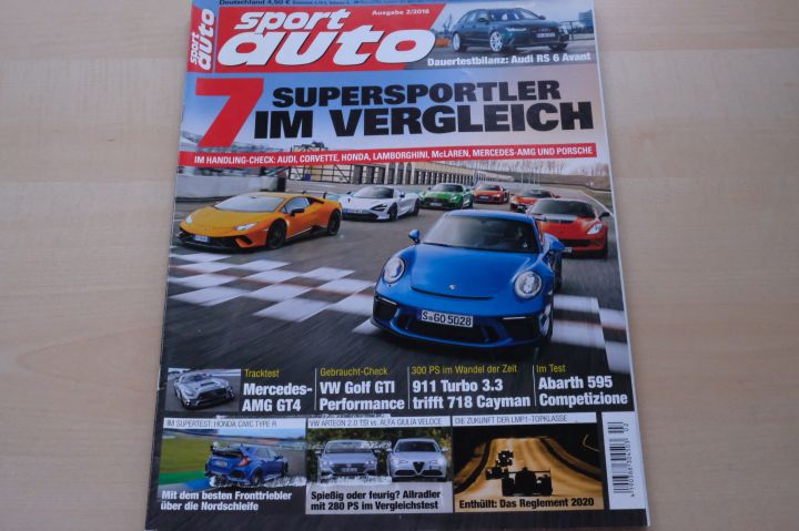 Deckblatt Sport Auto (02/2018)